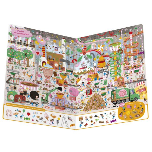 Cherche et trouve géant - Au pays des enfants (tout carton) – Image 2