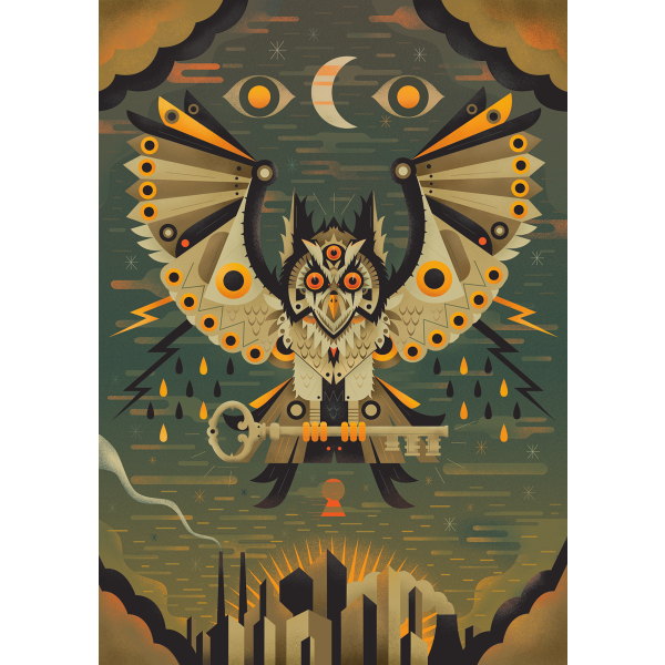 Puzzle 1000 pièces - City Owl – Image 2