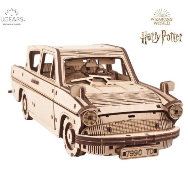 Ugears kit de construction Harry Potter - Voiture Ford Anglia volante