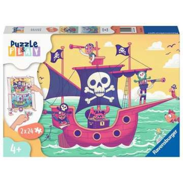 Puzzle & Play 2 x 24 - Terre en vue