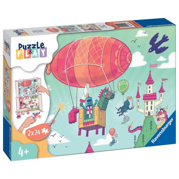 Puzzle & Play 2 x 24 - Fête au royaume