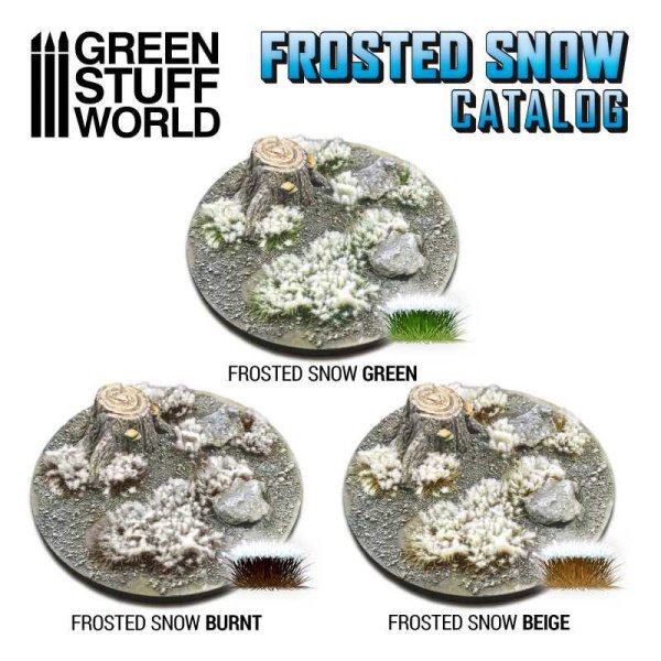 Green Stuff World - Touffes de Buissons - 6mm - Neige - VERT – Image 2