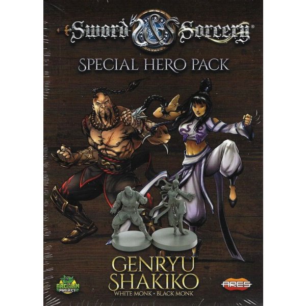 Sword & Sorcery Heros Pack- white/black Monk (Genryu/Shakiko)