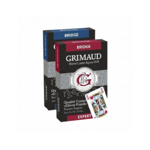 Jeux de 54 cartes - Poker/bridge Grimaud Expert