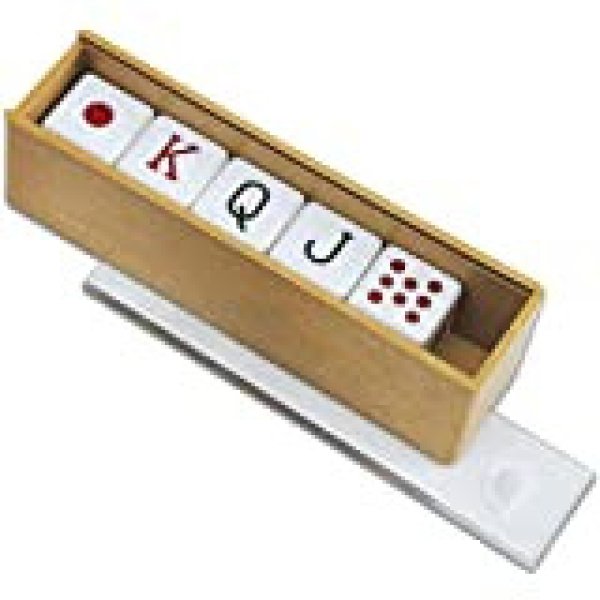 Ensemble de 5 dés de poker