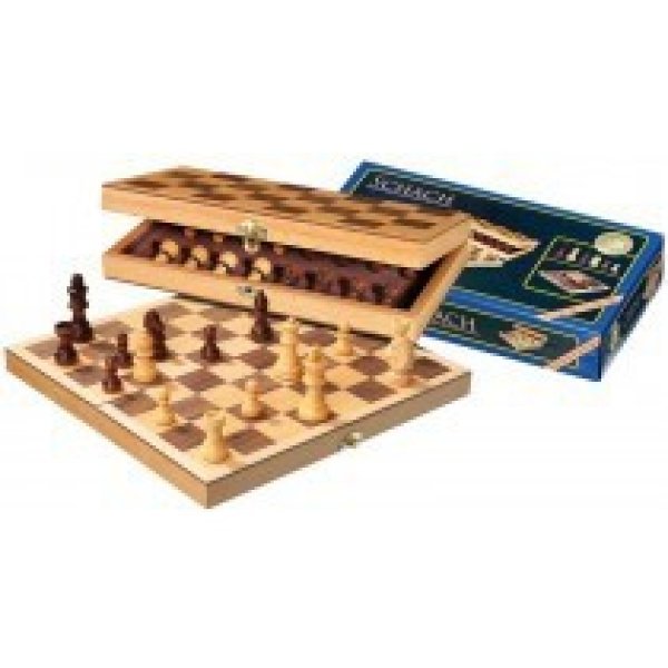 Schaak/Damboord 47 cm ingelegd - Damier/Echiquier 47 cm incrusté