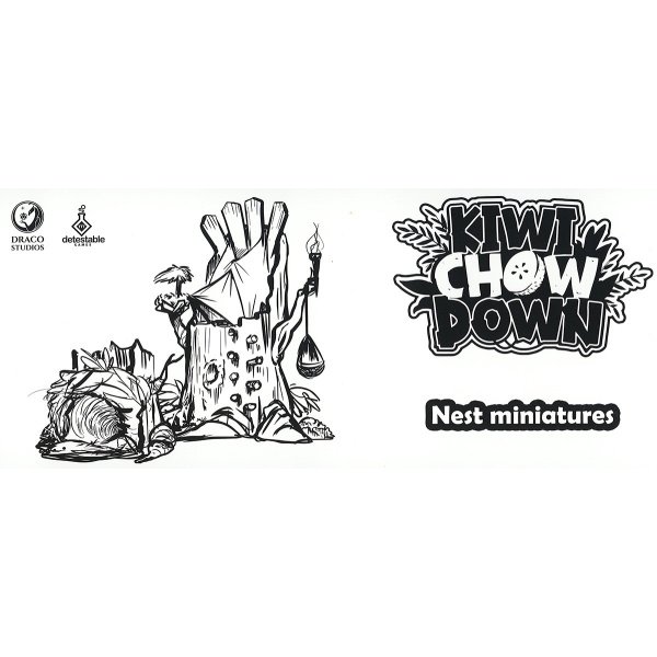 Kiwi Chow down - Kickstarter edition with nest Miniatures – Image 2