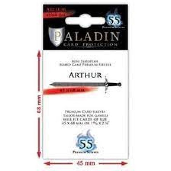 Paladin Sleeves - Arthur 45x68 mm - Premium Mini European