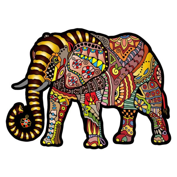 Wooden Puzzle 250 pièces - Magic elephant