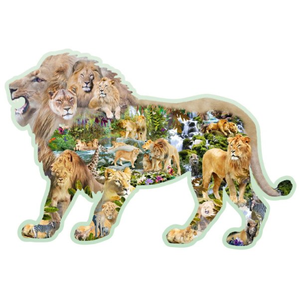 Wooden Puzzle 250 pièces - Lion roar