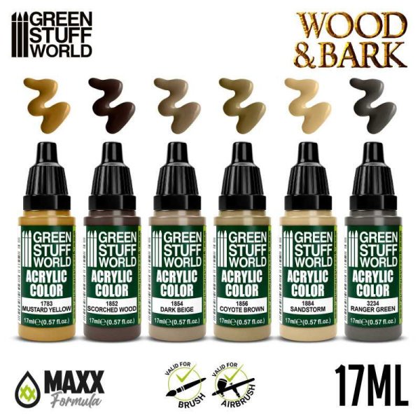 Green Stuff World - Set Peinture - Bois et écorce – Image 2