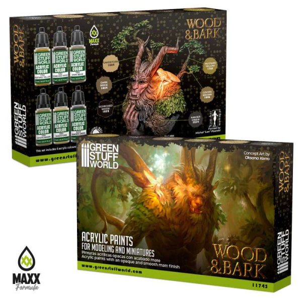Green Stuff World - Set Peinture - Bois et écorce – Image 3