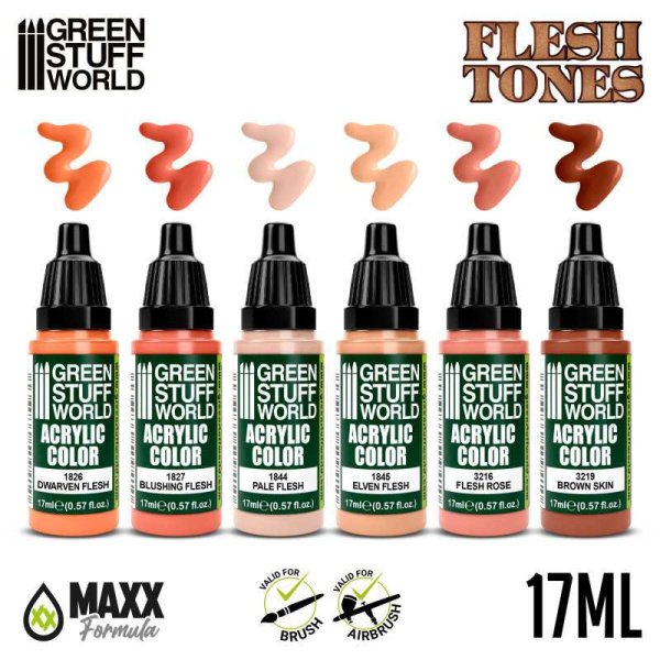 Green Stuff World - Set Peinture - Flesh Tones – Image 2