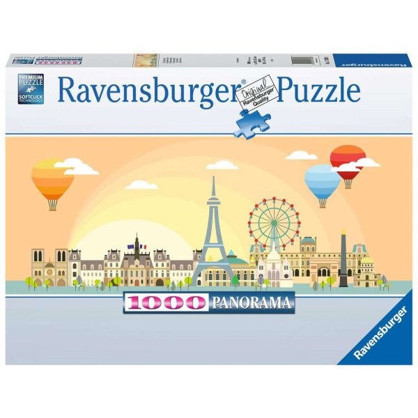 Puzzle 1000 pièces - Une journée à Paris