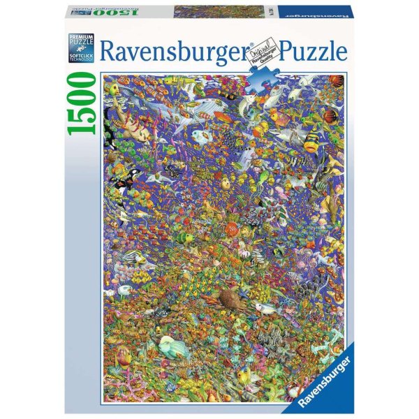 Puzzle 1500 pièces - Poissons colorés