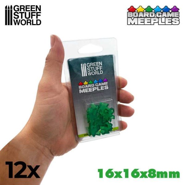 Green Stuff World - Meeples 16x16x8mm - Vert – Image 2