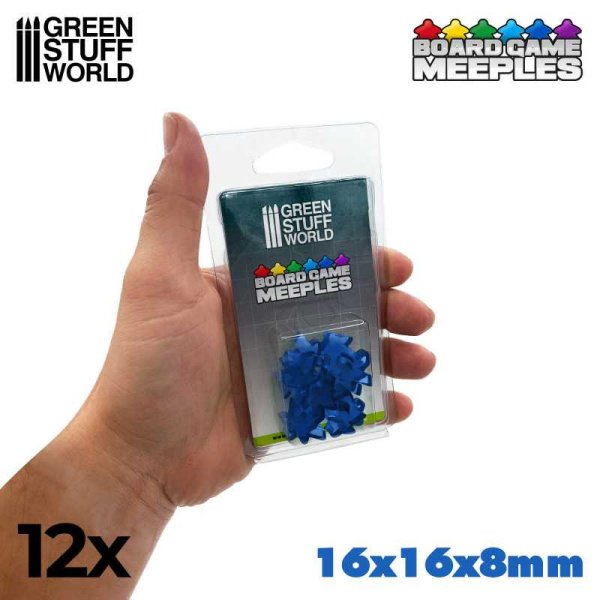 Green Stuff World - Meeples 16x16x8mm - Bleu – Image 2