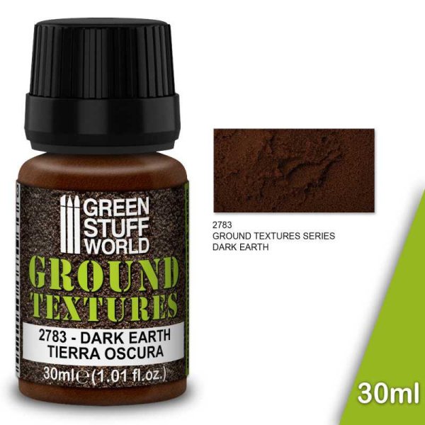 Green Stuff World - Textures de terre - Dark Earth 30ml