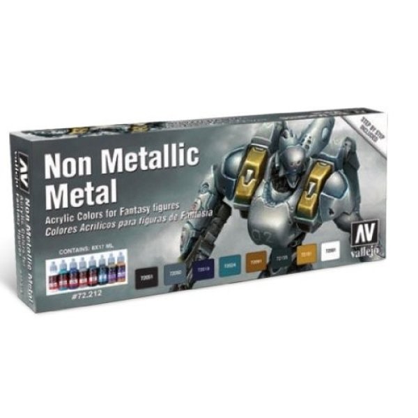 Vallejo - Set 8 non metallic Metal 17 ml