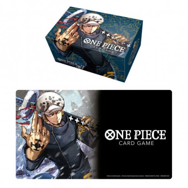 One Piece Card Game - Tapis de jeu et Card Case - Trafalgar Law