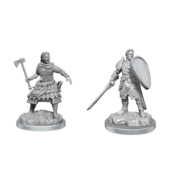 D&D Nolzur's Marvelous Miniatures - Human Fighter (EN)