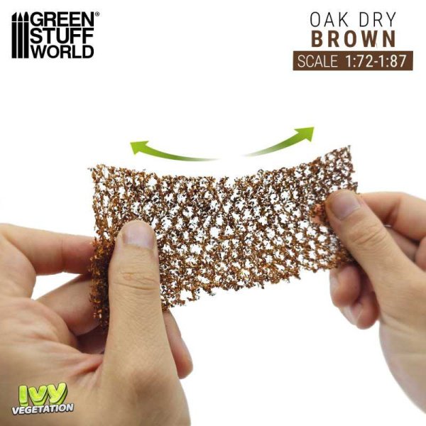 Green Stuff World - Feuillage lierre miniature - Chêne Marron - Petit – Image 2