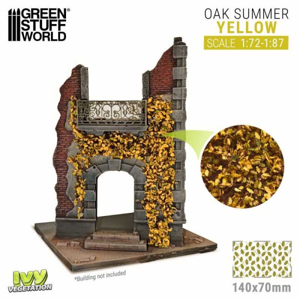 Green Stuff World - Feuillage lierre miniature - Chêne Jaune - Petit