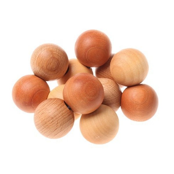 Hochet Perles et élastique Naturel