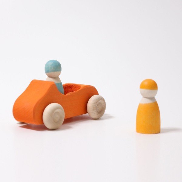 Voiture en Bois Orange