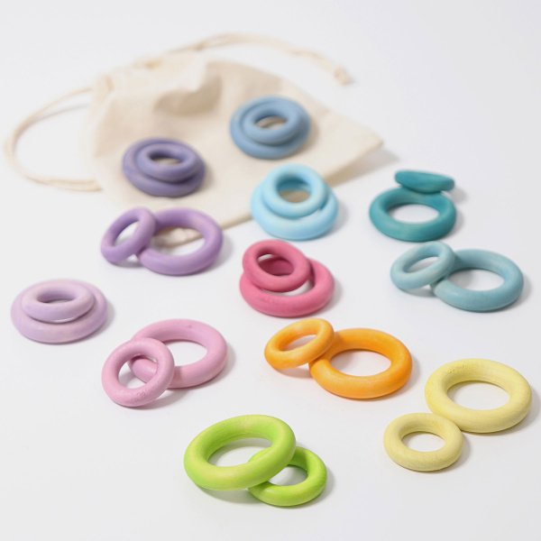 Anneaux de construction Pastel (24 Pces)