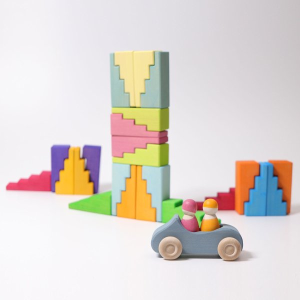 Blocs Escalier Arc-en-ciel (12 Pces) – Image 3