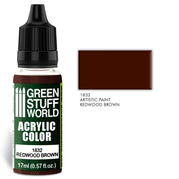 Green Stuff World - Acrylic Color Redwood Brown