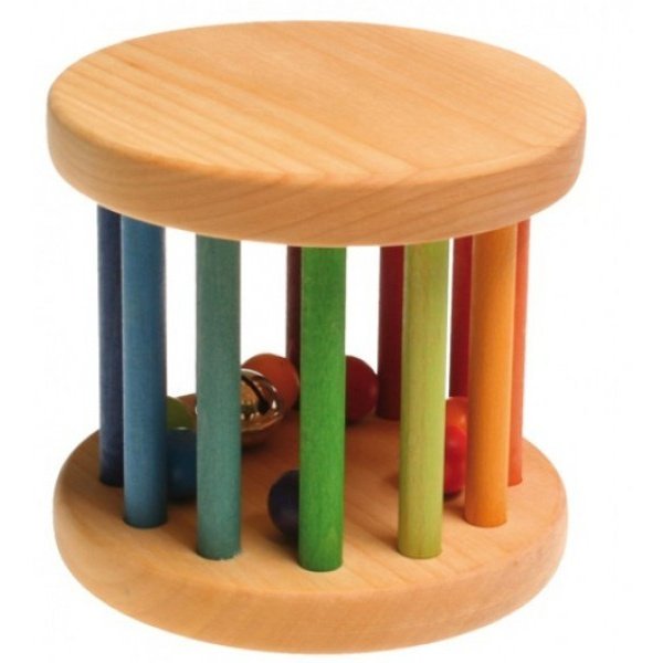 Hochet Rouleau grelot Arc-en-ciel