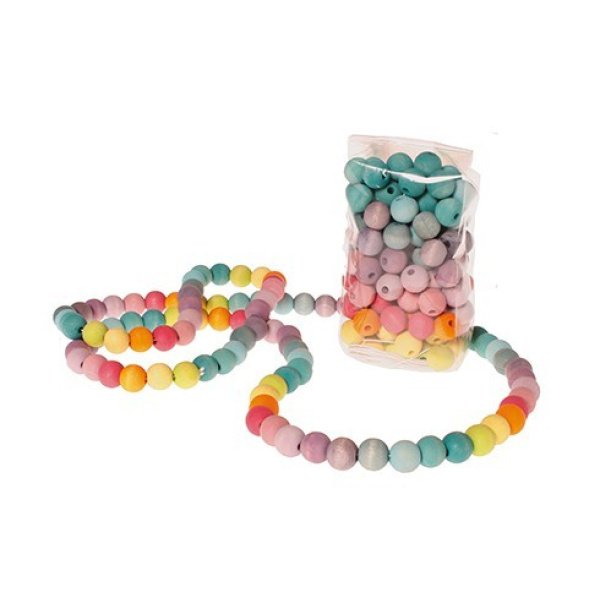 120 Perles pastel 12 mm – Image 2