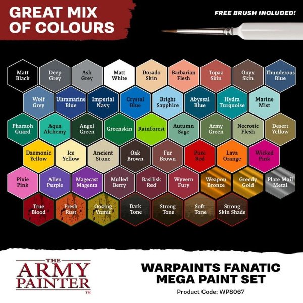 Army Painter - Warpaints Fanatic Mega Paint Set – Image 2