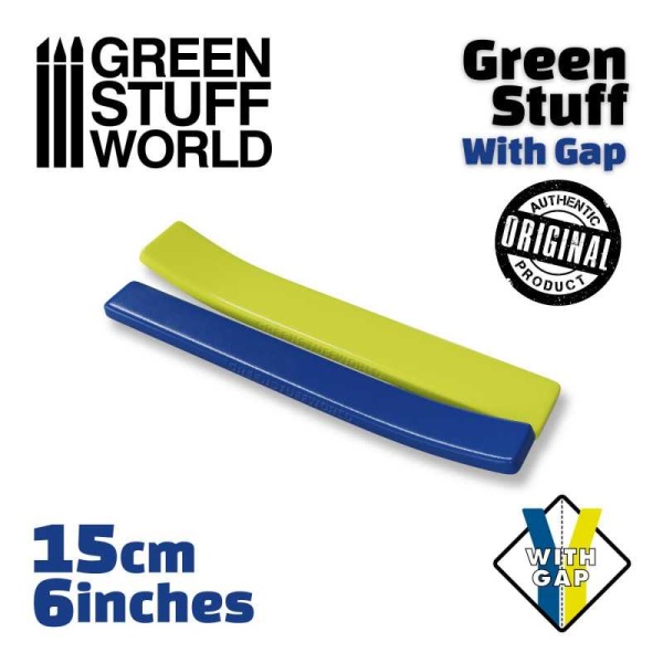 Green Stuff World - Résine Verte en bande 15 cm avec séparation