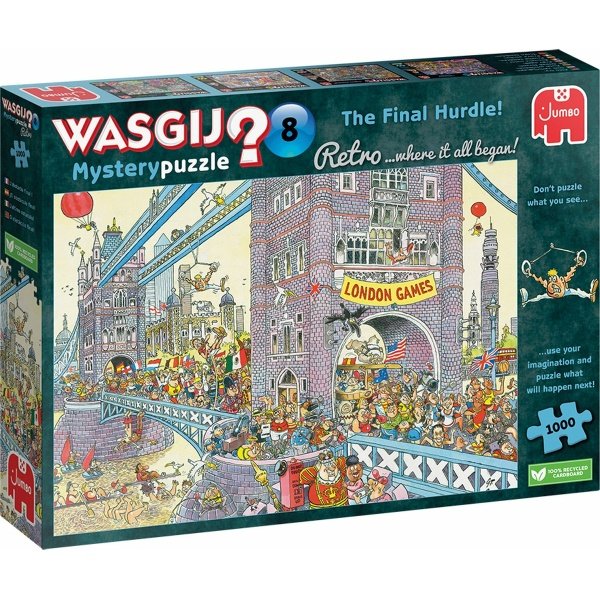 Puzzle 1000 pièces - Wasgij? Mystery puzzle retro - 8 - La dernière horde !