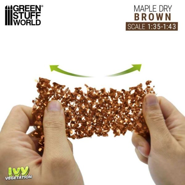 Green Stuff World - Feuillage lierre miniature - Érable Marron - Large – Image 2