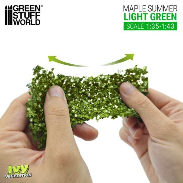 Green Stuff World - Feuillage lierre miniature - Érable vert clair - Large – Image 2