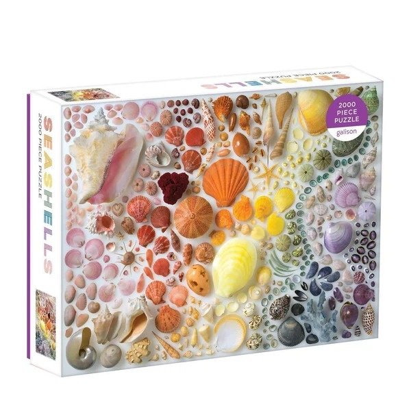 Puzzle 2000 pièces - Galison - Rainbow seashells