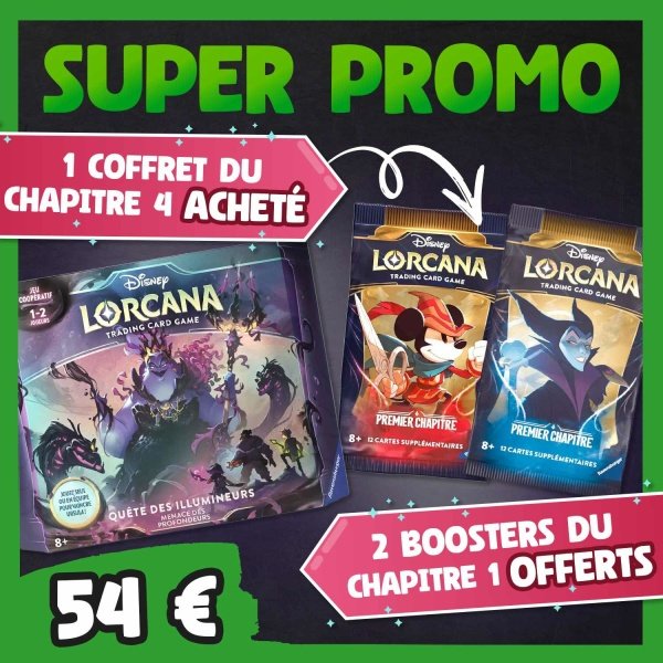 Lorcana  - Coffret Ursula + 2 Boosters Chapitres 1 (FR)