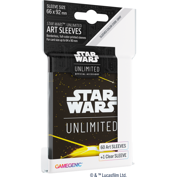 Star Wars Unlimited - Art Sleeves - Back Yellow