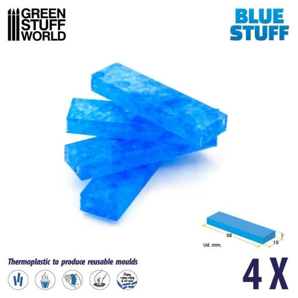 Green Stuff World - Plastique Blue Stuff 4 barres – Image 2