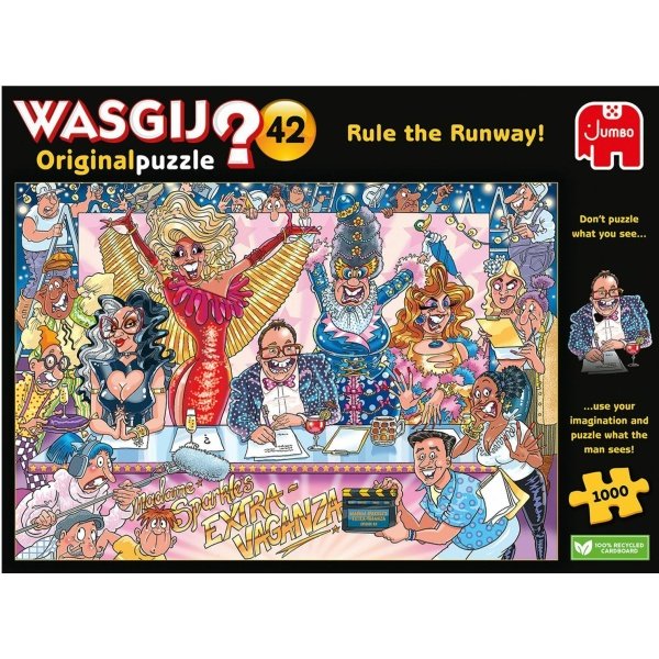 Puzzle 1000 pièces - Wasgij? Rule the runway