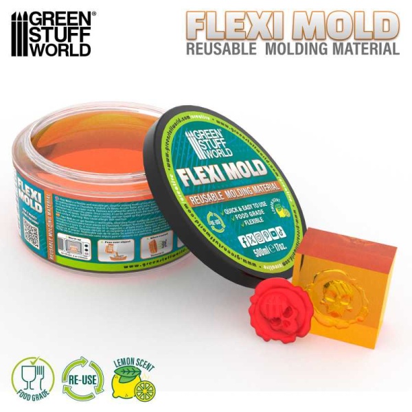 Green Stuff World - Flexi Mold - Matériau réutilisable pour Moules