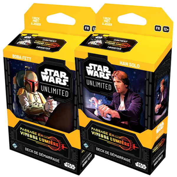 Pack 2 Starter Decks Passage en Vitesse Lumière - EN - Star Wars Unlimited