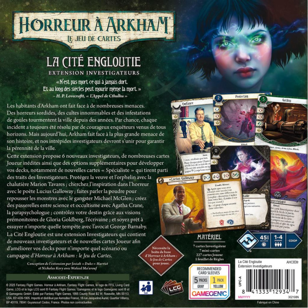 Horreur à Arkham JCE V2 – La Cité Engloutie (Investigateurs) – Image 3
