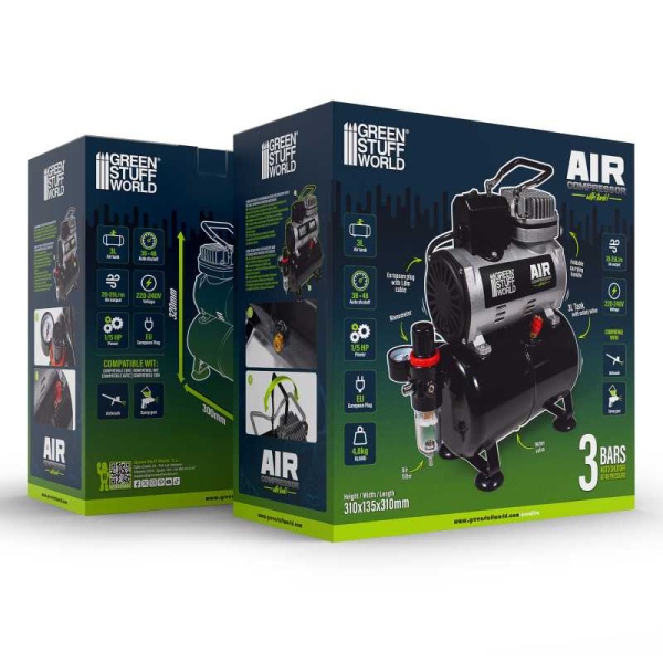 Green Stuff World - Compresseur aérographe avec cuve – Image 2