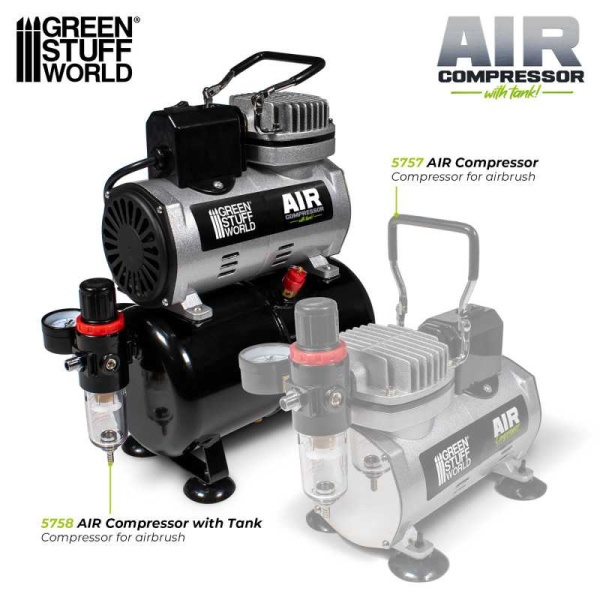 Green Stuff World - Compresseur aérographe avec cuve – Image 3