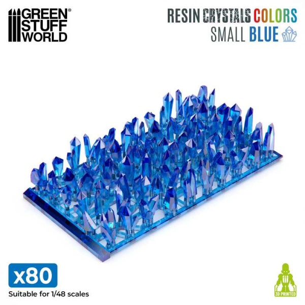 Green Stuff World - Cristaux de Résine bleus - Petits – Image 2